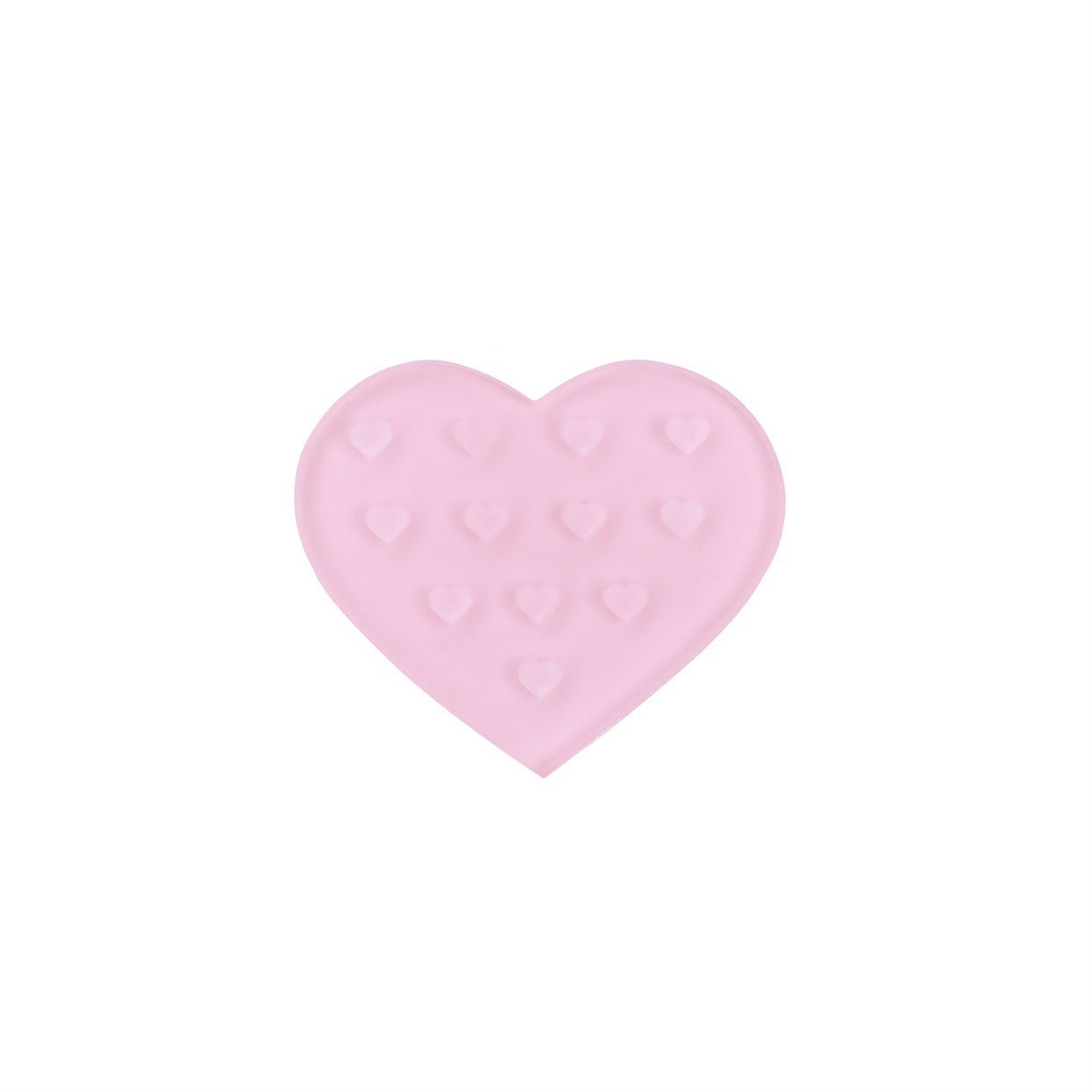 Heart-Shaped Pink Glue Holder for Eyelash Extensions - Allovelashes